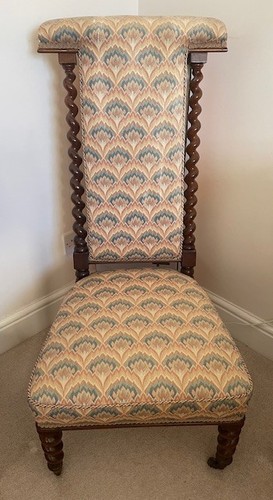 Antique victorian prie dieu - victorian, prie-dieu