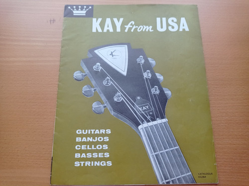 Rare 1960s kay from - kay, guitar
