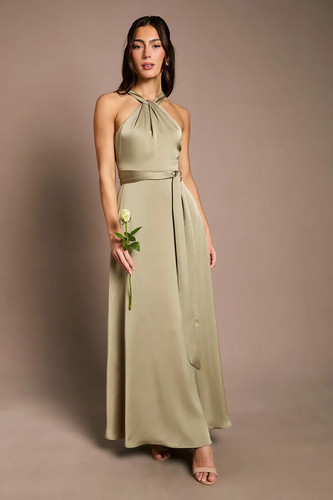 Coast olive line dress - coast, a-line