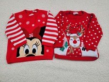 Girls 18-24 Months Christmas Jumper Bundle (2 Items)