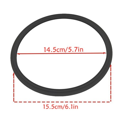 Sleek black sealed - ring, fits