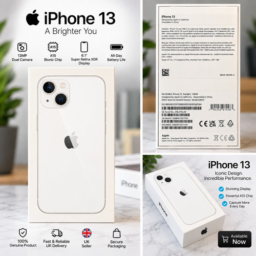 Apple iphone white - apple, 13