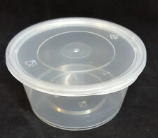 10 x 300ml ROUND PLASTIC