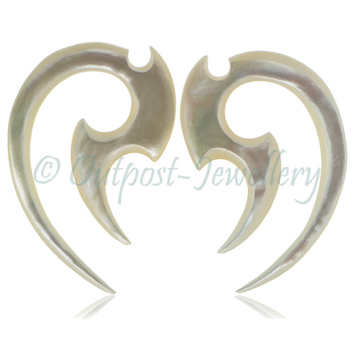 Shell ear spiral hanger - spiral,