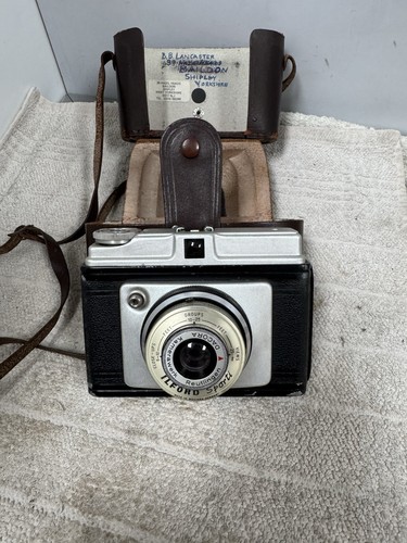 Vintage camera ilford sporti - vintage,