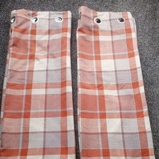 NEXT RUSTIC ORANGE WOVEN CHECK