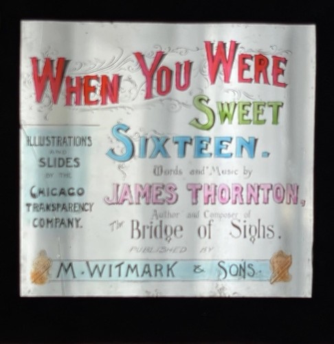 Antique magic lantern slides - antique,