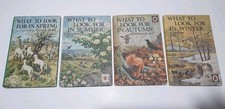 Ladybird Vintage 536 Book Set What To Look For In Spring Summer Autumn & Winter