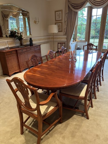 Yew dining room table - yew,