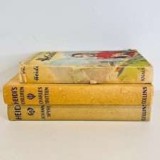 Heidi Book Bundle Vintage 1950s Collins Hardcover 2 English 1950s + German 1970s