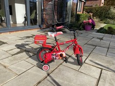 Apollo Firechief Kids Bike - 12" wheel - Removable Stabilisers - Suit 3 - 6 yrs