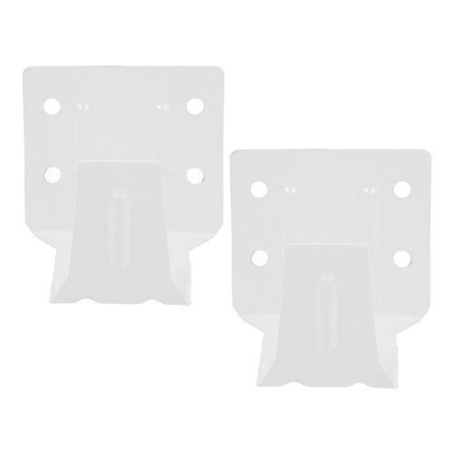 White iron blinds - white, headrail