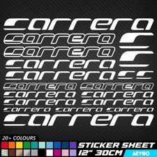 19x CARRERA Vinyl Decal