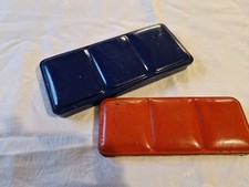 2 Vintage School Paint Boxes -