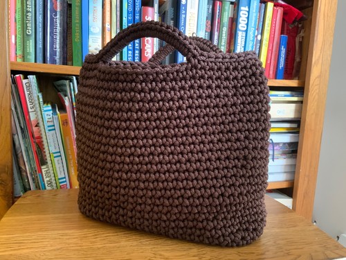 Handmade crochet tote - crochet, bag