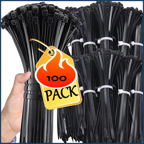 500 black cable ties - ties, zip