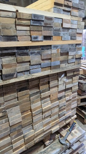 Rustic reclaimed wood shelf - 10,