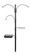 Wild Bird Feeding Station Includes Bath & Seed Tray Feeder 228x18cm with 3 Hooks