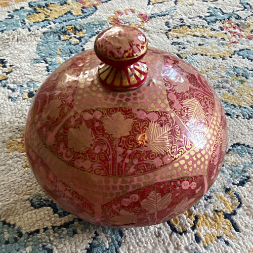 Vintage kashmiri papier - papier, mache