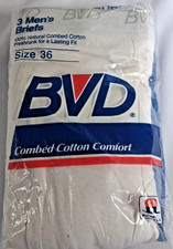 Vintage 1985 BVD Size 36 Men's