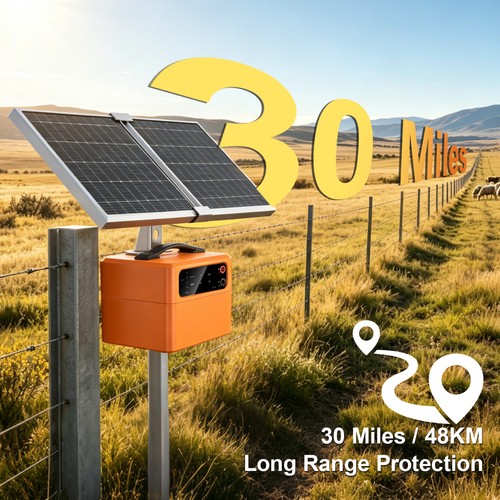 48km solar fence charger - 48km,