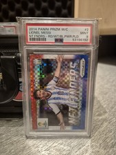 2014 Panini Prizm World Cup Lionel Messi #2 Net Finders Red, White & Blue PSA 9