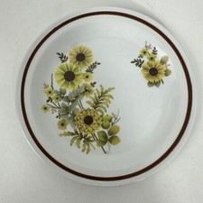 ALFRED MEAKIN DAISY RETRO Floral 70's  Side Plates 7 Inches