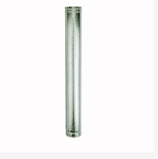 AmeriVent 3E24 Type B Gas Vent Pipe, 3 in OD, 24 in L, Galvanized Steel