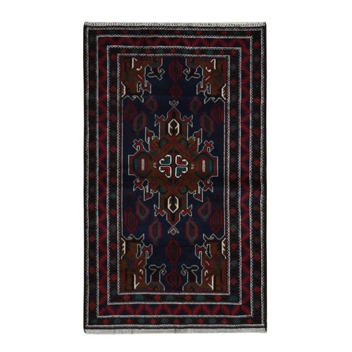 Yankees blue afghan - 3'10"x6'9",