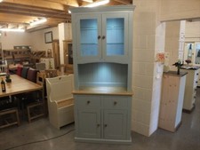 Buckingham Large Painted 2 Door Display Dresser Celestial Blue BESPOKE AVAILABLE