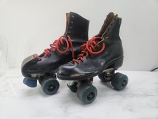 Vintage Riedell Black Roller