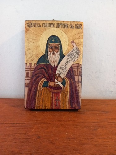 Vintage religious icon paper - religious,