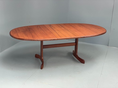 Plan dining table oval teak - g,