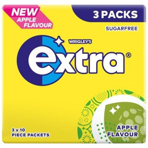 Wrigleys extra apple gum - x,