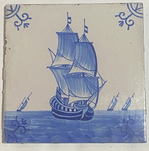 19th 20th century - dutch, tile
