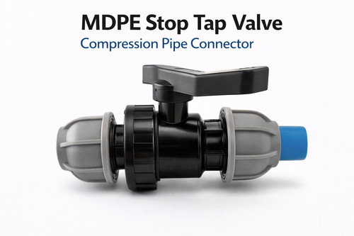 Mdpe stop tap - mdpe, valve