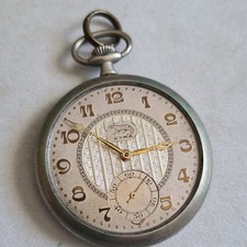 Vintage Metal gents Cyma Pocket Watch 