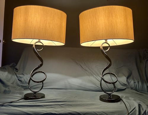 Pair large black - of,