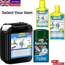 Tetra AquaSafe Tap Water Conditioner Fish Tank Aquarium Safe – 100ml to 5L