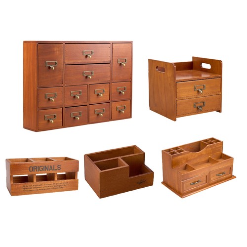 Vintage wooden storage cabinet - vintage,