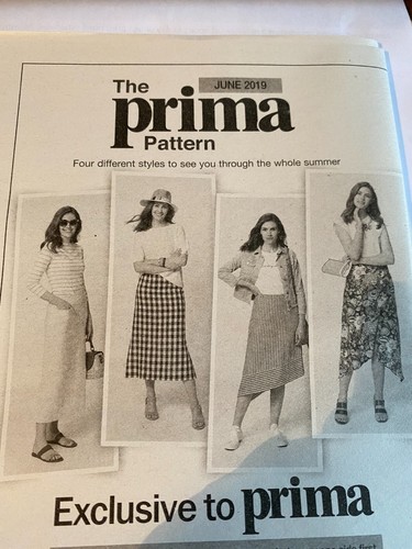 Prima skirt sewing pattern - prima,