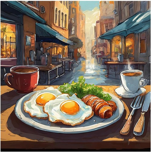 Tile mural still life - mural,