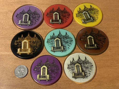 Set casino plaques - of, el