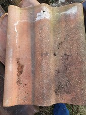 12 Reclaimed Red Pink Left/Dual Edge Concrete Double Pantile Roof Tiles Louth