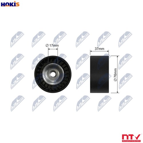 Tensioner pulley vribbed belt - tensioner,