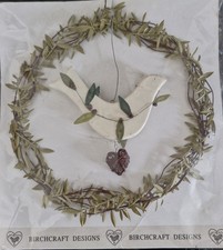DOVE OF PEACE AND OLIVE WREATH HANDMADE CHRISTMAS WREATH