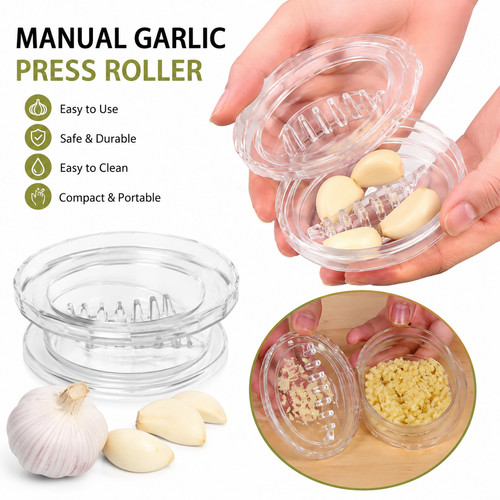 Manual garlic press roller - manual,