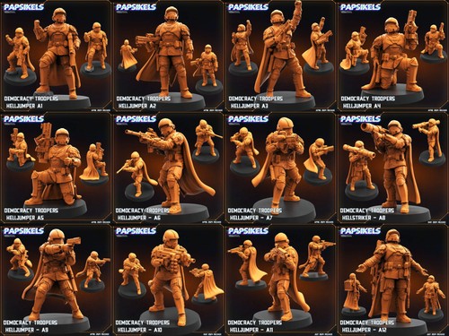 Helljumper miniatures - miniatures, |