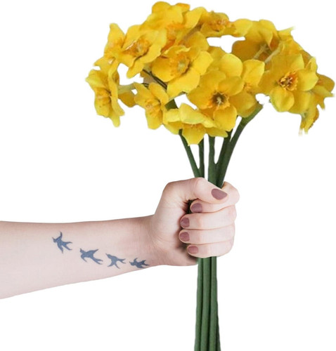 Daffodils artificial flowers - artificial, |