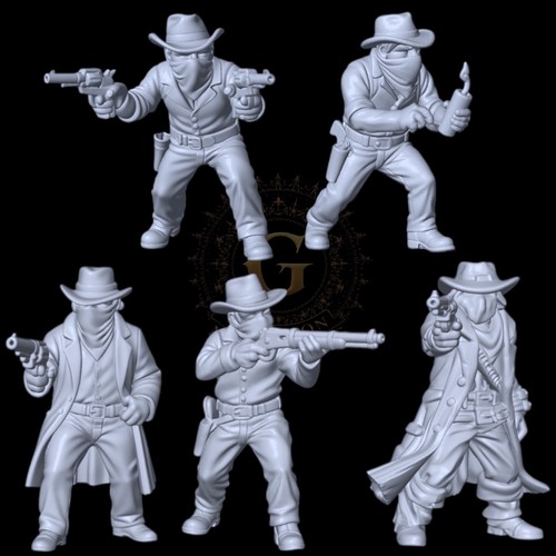 Masked outlaw gang wild - masked,